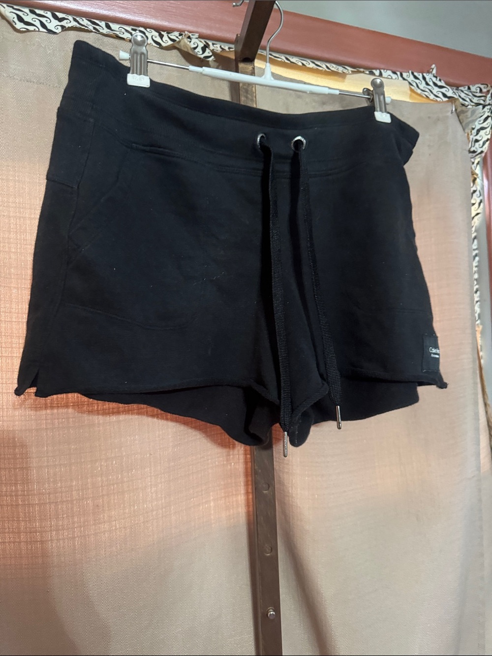 Calvin Klein Performance Black Drawstring Lounge Shorts
